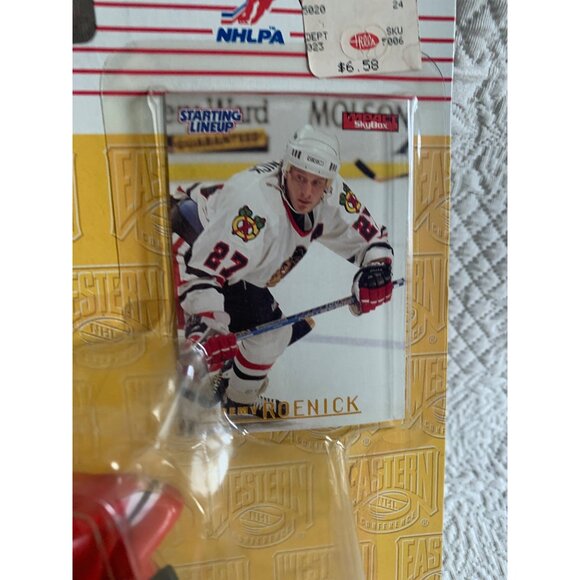 Starting Lineup 1996 NHL Hockey Jeremy Roenick Chicago Blackhawks Action Figure - Picture 2 of 9
